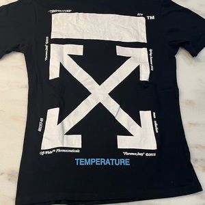 Off white temperature tee